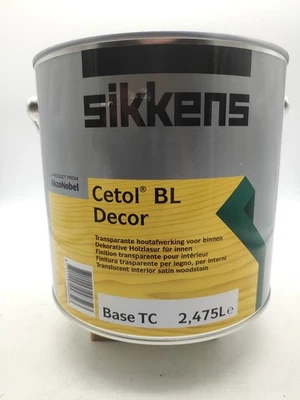 Sikkens Cetol BL Decor, Base TC, 2,475l lasure bois pour intérieur brillant soie - Photo 1/3