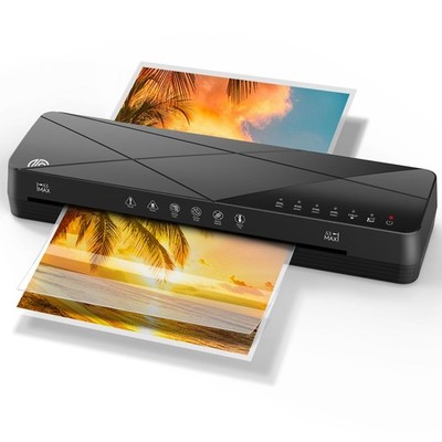 Laminator Machine 13 Inch Hot Cold Touch Screen Auto Off Black Crenova Quick