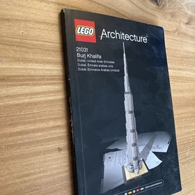 LEGO ARCHITECTURE: Burj Khalifa Instruction Manual Only Great Condition! 21031
