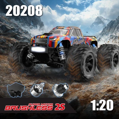 MJX Hyper Go 20208 RC Car 1/20 Brushless 2.4g Toy Vehicle 40kmh Off-road Truck - Picture 2 of 16