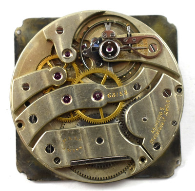 Vintage Swiss Made Haas 17J 5Adj High Grade OF Pocket Watch Movement lot.rb