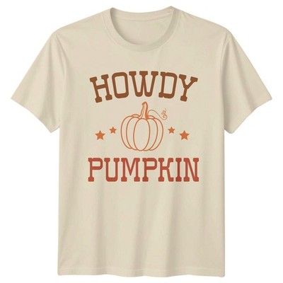 Howdy Pumpkin T-Shirt Western Herbst Ernte Herbst Geschenk für Sie und Ihn