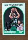 Bill Wennington Dallas Mavericks Signed 1989 Hoops Basketball Autograph