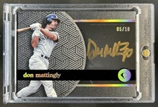 2024 Topps Diamond Icons Don Mattingly Black PolychromatINK Auto Gold Ink #/10