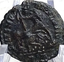 Ancient Roman Coin 348AD-350AD Emperor Constantius II Fallen Soldier Authentic