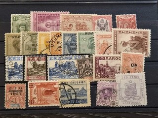Lot Briefmarken von Afrika Ruanda Tunesien Marokko