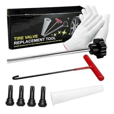 7 PCS Quick Change Tire Valve Tool Kit, Tire Valve Stem Core Quickly