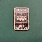 1 Gram Silver Art Bar "RANGER" Design .999 Fine Silver