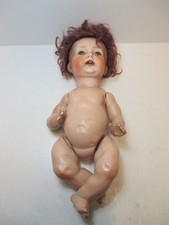 As Is Antique Nippon Baby Doll 13" Bisque Made in Japan