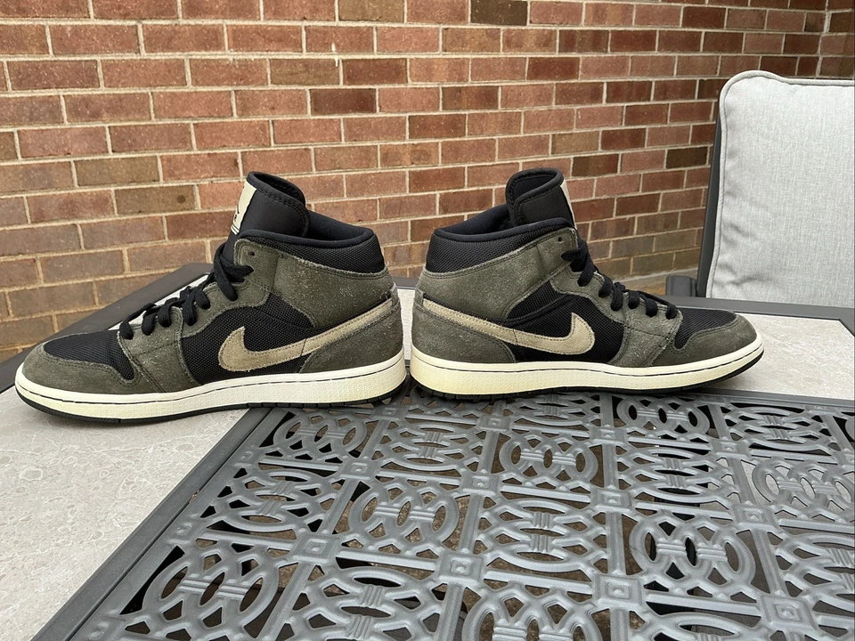 Size 10 - Air Jordan 1 Mid Olive Women’s - Image 3 of 4