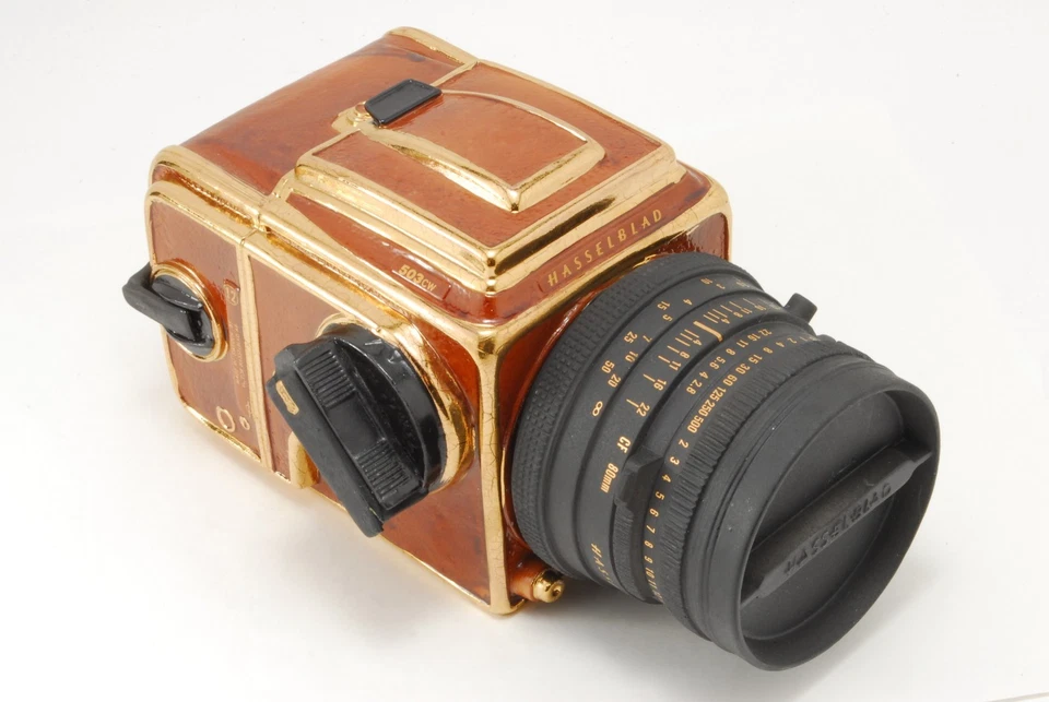 ¡Réplica! Limitado 【N COMO NUEVO en CAJA】 Cerámica Hasselblad 503CW Pintura Dorada Color JAPÓN Foto 4 de 4