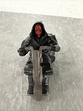 1999 DARTH MAUL 4.5" Desert Sith Speeder Bike Toy Star Wars Applause