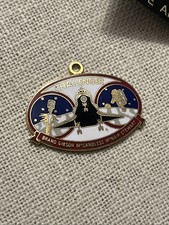 Vintage NASA Space Shuttle Emblems Necklace 1 Charm medallion
