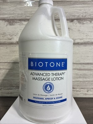 BIOTONE Advanced Therapy Massage Lotion  128 Oz ( New) FAST FREE SHIPPING!!!