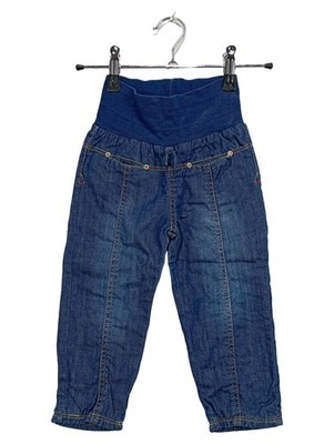 Steiff Jeans Straight Leg Größe 86 Teddy-Applikation