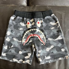 A Bathing Ape Authentic Glow In The Dark Camo Shorts Bape City Size S