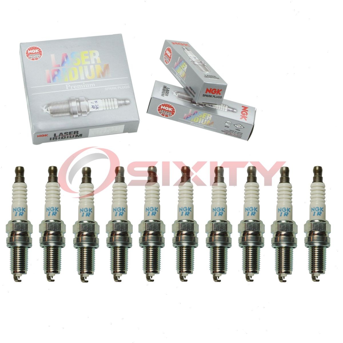 10 pc NGK 91715 IKR7H8 Laser Iridium Spark Plugs for YR6KI332S SXU22PR9 yr