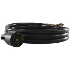 7-Way Trailer Cord with Color Coded Wires