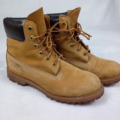 Timberland 6 Inch Premium Waterproof Boots Wheat Leather 10361 Mens 8 M