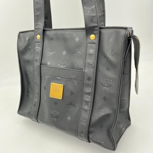 MCM Tasche Schultertasche Visetos Gold Hardware PVC - Bild 17 von 18