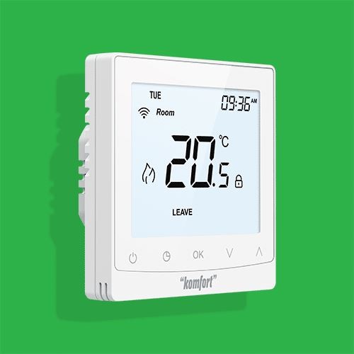 Komfort Touch2+ 240v Programmable + WiFi Thermostat White