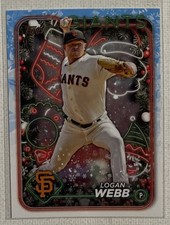 2024 Topps Holiday Baseball Logan Webb Card #H122 Complete Your Set! ⚾️