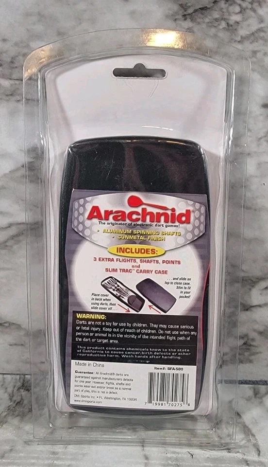 Dardos Punta Suave Arácnido 500 Serie Avanzada 16 Gramos Peso / Juego de 3 Dardos Foto 3 de 4