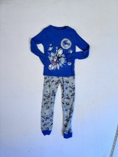 Members Mark Boys Favorite Pajamas 2 Piece Outer Space Planets Size 6 Blue