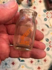 VINTAGE ADVERTISING DAIRY SINGLE GLASS CREAMER SPEECES DAIRY DAULPHIN PA.
