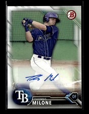 2016 Bowman #PA-TM Thomas Milone Paper Prospect Autographs