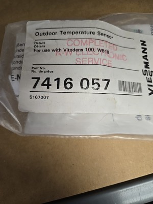Viessmann 7416057 Outdoor Temp Sensor
