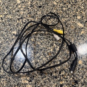 Sega Genesis Model 3 Console AV Cable Power Cord and 6 Button Tested and Working