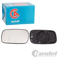 Alkar Spiegelglas AsphÄRisch Beheizbar Links Passend FüR Seat Inca VW Caddy Pass