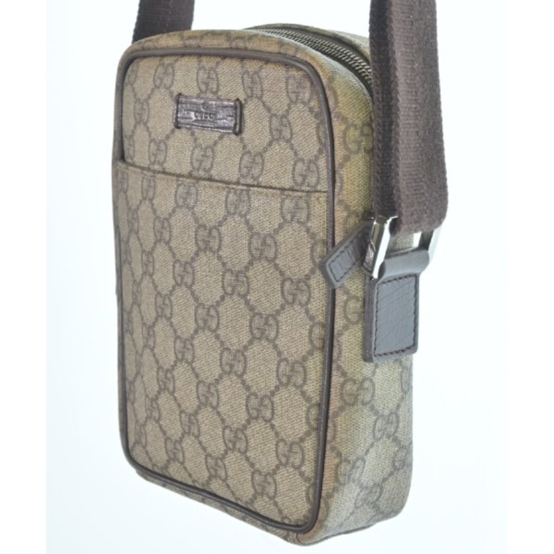 GUCCI Beige GG Canvas Shoulder Bag Used Free Shipping thumbnail 7