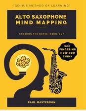 Alto Sax Mind Mapping: A Mnemonically Color-Coded Saxophone Fingering Chart Book