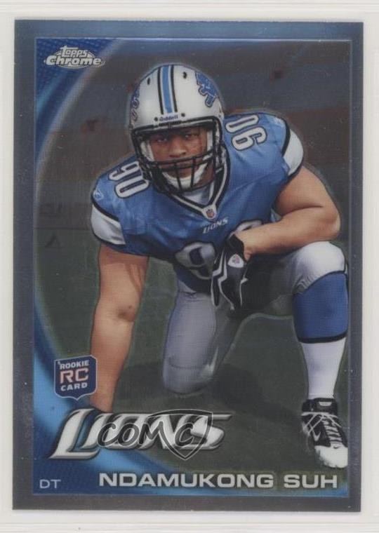 2010 Topps Chrome Ndamukong Suh (Kneeling) #C160 19o7
