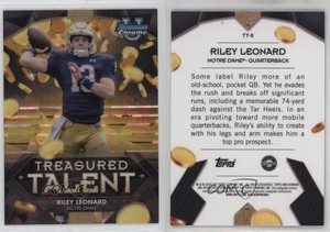 2024 Bowman U Chrome Sapphire Edition Treasured Talent Riley Leonard #TT-8