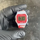 TIMEX T2N377 Women's Watch Indiglo Red/White Vintage