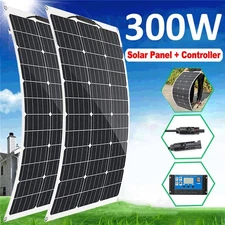 450 Watt Solar Panel 300-1500w Flexible Solar Panels Portable Power Home RV