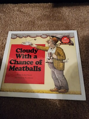 WEEKLY READER NEW CLOUDY WITH A CHANCE OF MEATBALLS HARDCOVER CHILDRENS BOOK