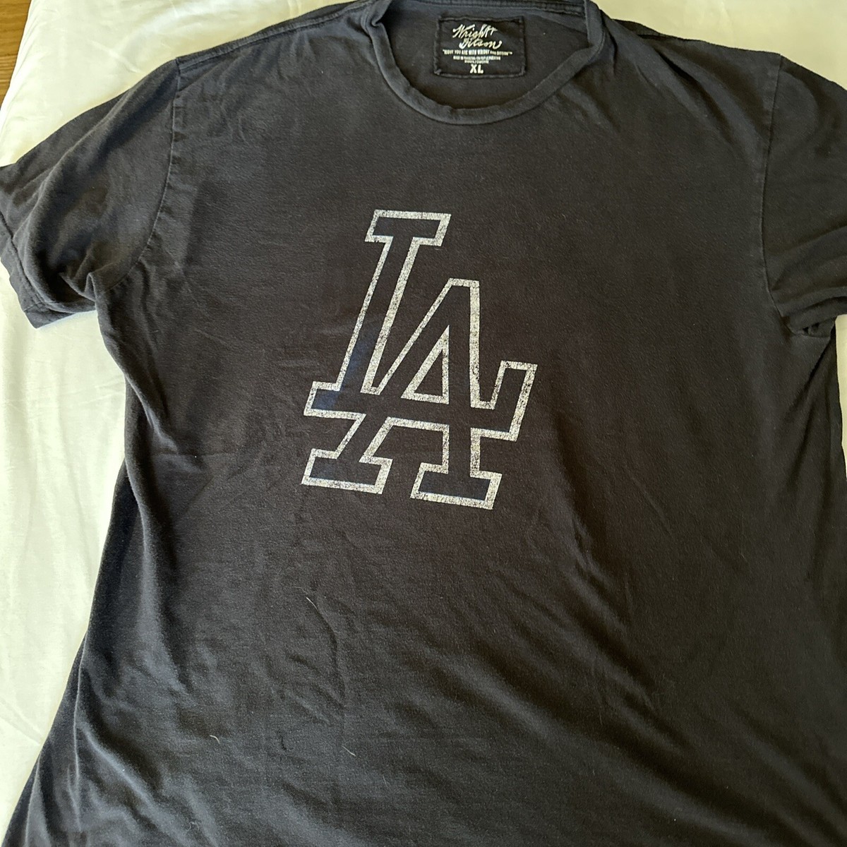 Wright & Ditson Dodgers Tシャツ Mサイズ MLB Los Angeles Dodgers Medium Tshirt Tee Blue Wright Ditson
