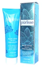 Purlisse: Blue Lotus 4-in-1 Cleansing Milk 5. fl oz NIB All Skin Types Cleanser