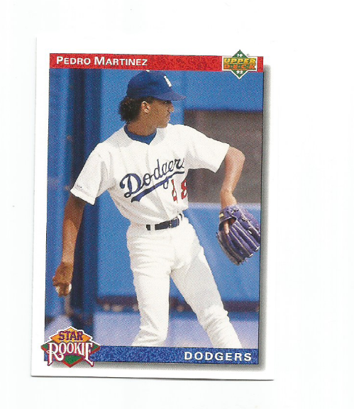 PEDRO MARTINEZ (Los Angeles Dodgers) 1992 UPPER DECK STAR