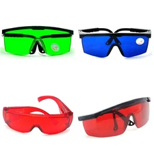 4pcs Green Blue Red Laser Safety Goggles 450nm 532nm 650nm Laser Safety Goggles
