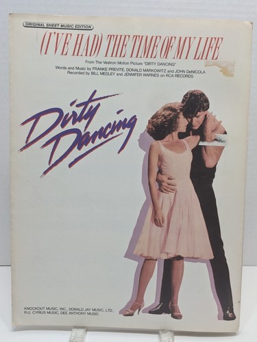 I've had The Time Of My Life Sheet Music Dirty Dancing Soundtrack 80s Pop    F1U