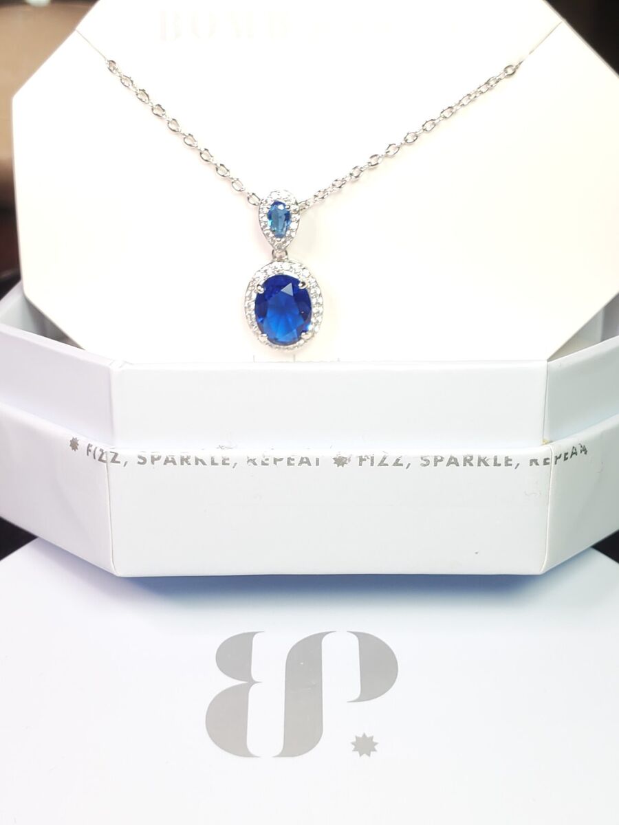 Sapphire Bomb Party Necklace! - Gem