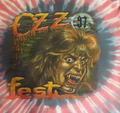 オズフェス ozzfest オジー オズボーン Tシャツ Vintage 90s Ozzy Osbourne The Ozzfest 1997 T-Shirt Band Tee White