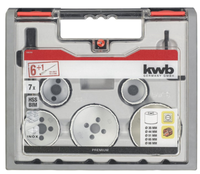 Kwb Profi LochsäGe-Set 68 Mm Bi-Metall FüR Elektriker 7-Teilig HSS-CO 8 % Cobalt