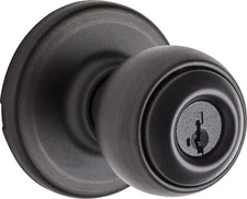 Kwikset 94002-843 Polo Keyed Entry Knob with Smartkey Security In Venetian