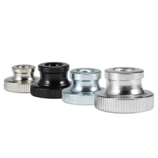 Zinc Stainless Steel M3 M4 M5 M6 M8 M10 High Knurled Thumb Nuts Hand Grip Knobs